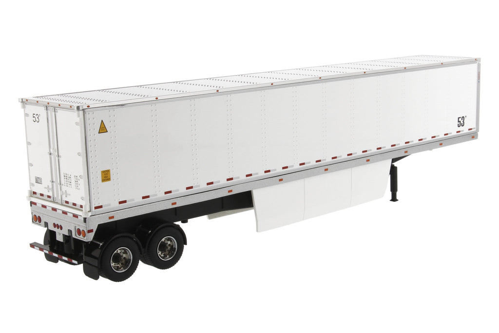 53' Dry Cargo Van Trailer - White (Transport Series) 1:50 Scale Model - Diecast Masters 91021
