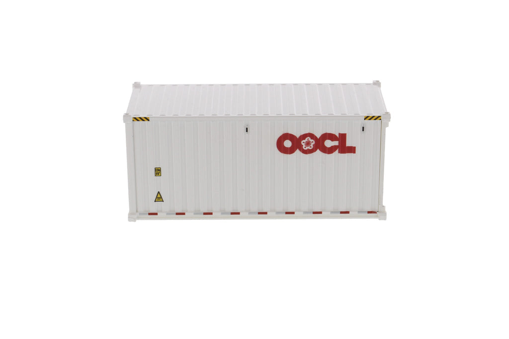 20' Dry Goods Sea Container OOCL White (Transport Series) 1:50 Scale Model - Diecast Masters 91025B