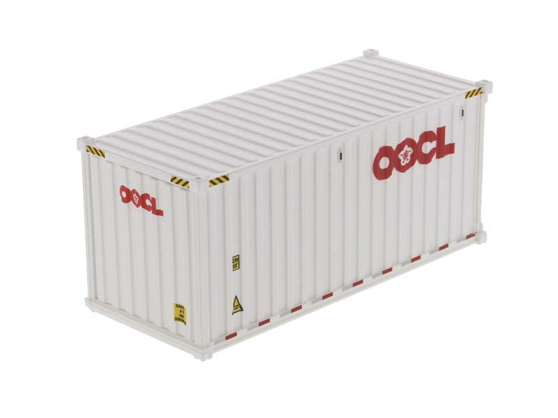 20' Dry Goods Sea Container OOCL White (Transport Series) 1:50 Scale Model - Diecast Masters 91025B