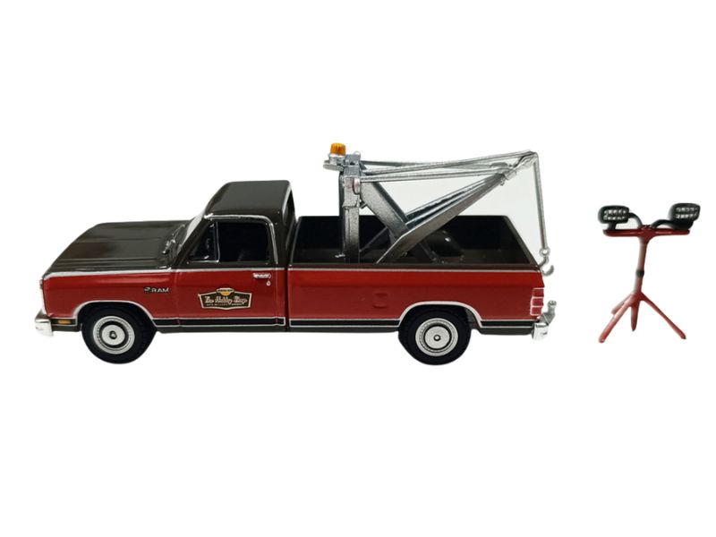 PRE-ORDER 1983 Dodge Ram D-100 Royal SE w/ Drop-In Tow Hook – w/ Work Lights (The Hobby Shop Series 17) Diecast 1:64 Scale Model - Greenlight 97170B