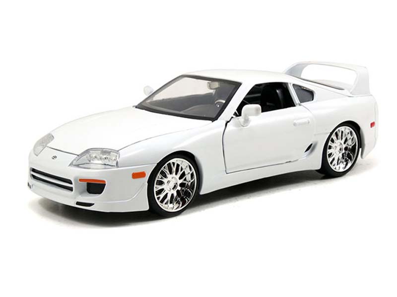 Brian’s Toyota Supra – White (Fast & Furious) Diecast 1:24 Scale Model - Jada 97375
