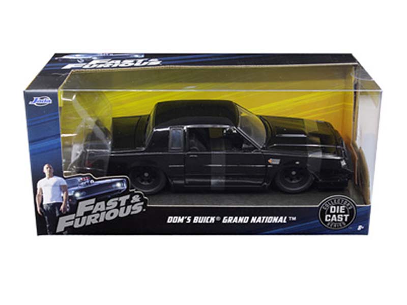 Dom’s 1987 Buick Grand National (The Fast & Furious) Diecast 1:24 Scale Model - Jada 99539