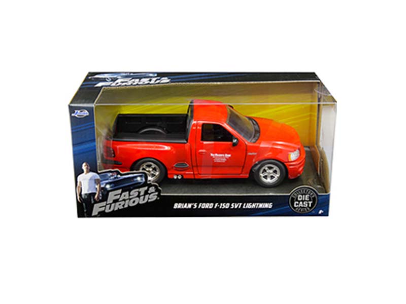 Brian’s Ford F150 SVT Lightning (Fast and Furious) Diecast 1:24 Scale Model - Jada 99574