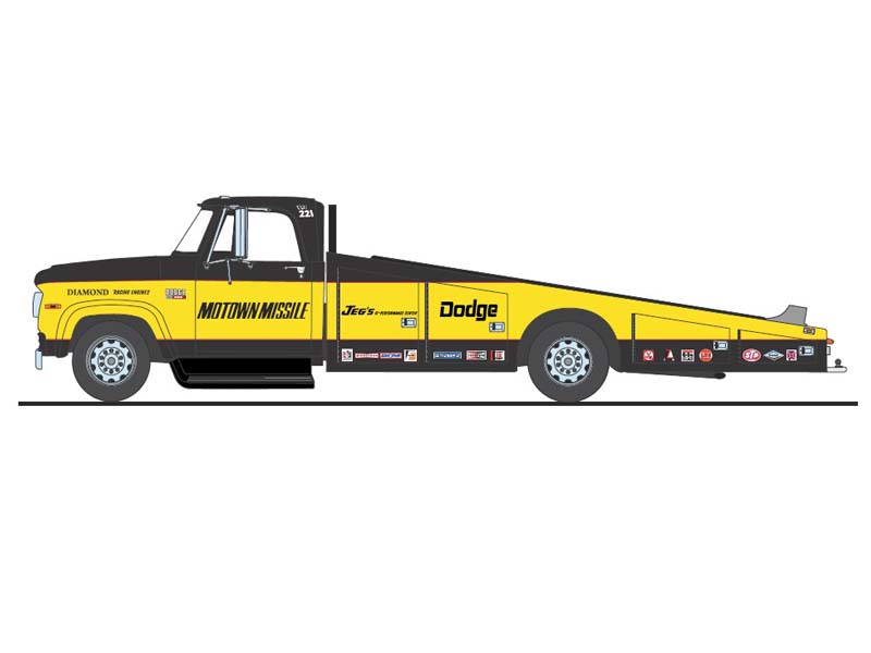 PRE-ORDER 1970 Dodge D-300 Ramp Truck - Motown Missile Diecast 1:18 Scale Model - ACME A1801918