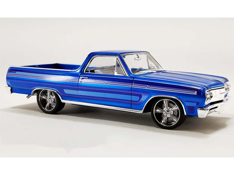 1965 Chevrolet El Camino – Laser Blue – Southern Kings Customs (Limited 1 of 222) Diecast 1:18 Scale Model - ACME A1805414