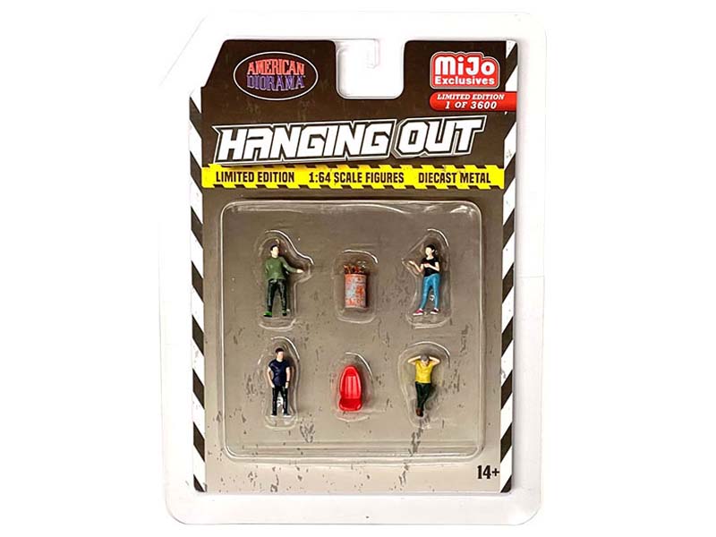 Hanging Out Set (MiJo Exclusives) Diecast 1:64 Scale Model - American Diorama AD76514