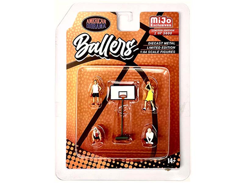 Ballers Set (MiJo Exclusives) Diecast 1:64 Scale Model - American Diorama AD76516