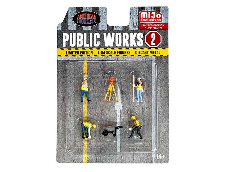 Public Works 2 (MiJo Exclusives) Diecast 1:64 Scale Model - American Diorama AD76519