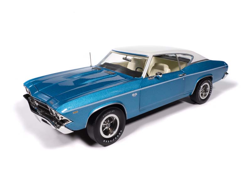 1969 Chevrolet Chevelle Hardtop MCACN (American Muscle) Diecast 1:18 Scale Model - Auto World AMM1348