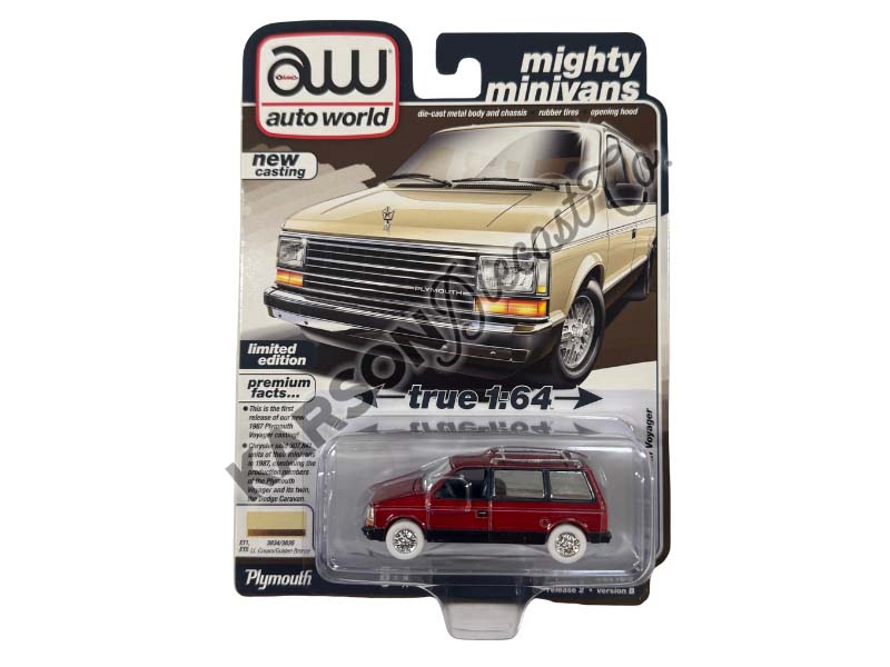 CHASE 1987 Plymouth Voyager Light Cream 2-tone w/ Golden Bronze