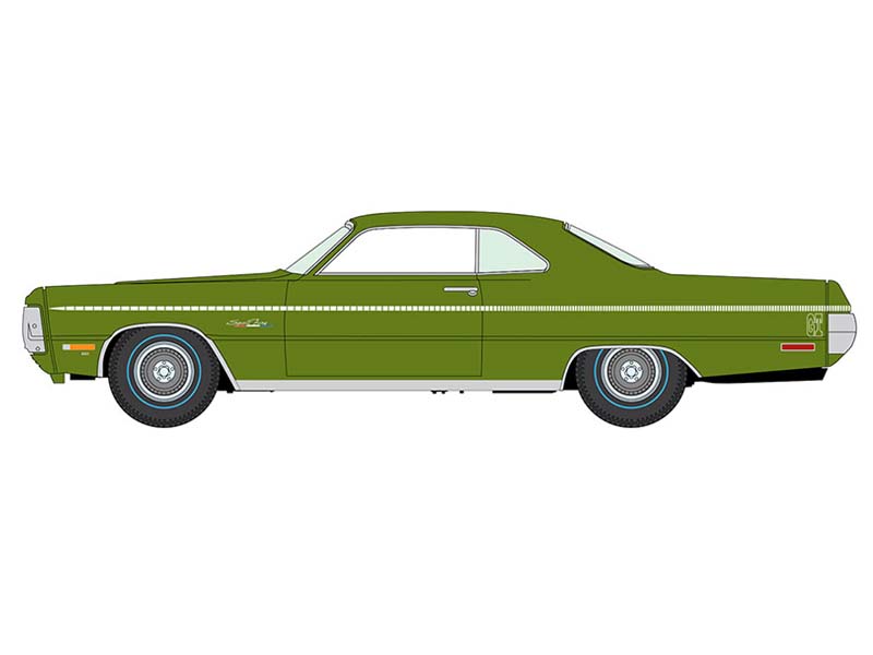 PRE-ORDER 1971 Plymouth Sport Fury GT - Amber Sherwood Poly Diecast 1:64 Scale Model - Auto World AWSP211A