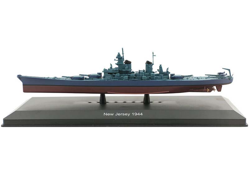 USS New Jersey Diecast 1:1100 Scale Model - Diecast Of Defense DOD31558W