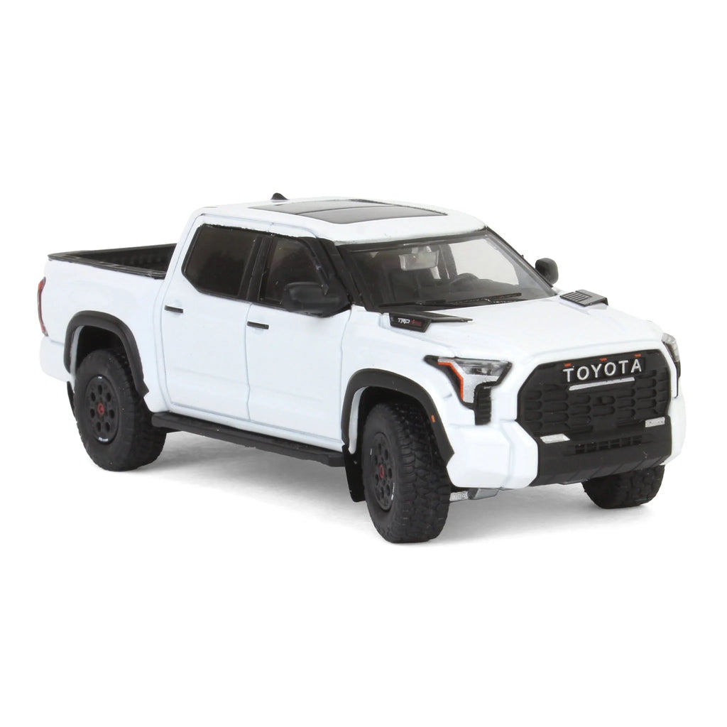 2024 Toyota Tundra TRD Pro White (LP Diecast x Diecast Talk) Diecast 1:64 Scale Model - GCD DTG022WH