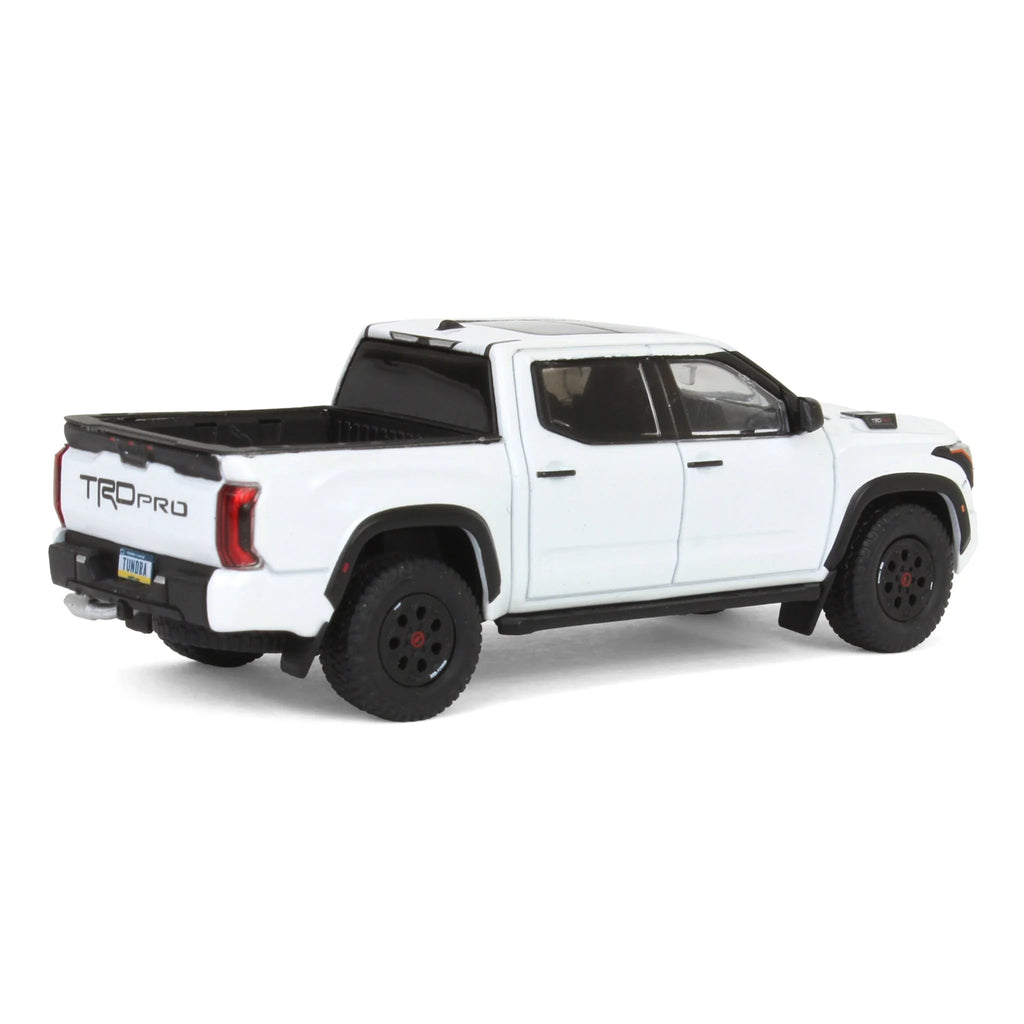2024 Toyota Tundra TRD Pro White (LP Diecast x Diecast Talk) Diecast 1:64 Scale Model - GCD DTG022WH