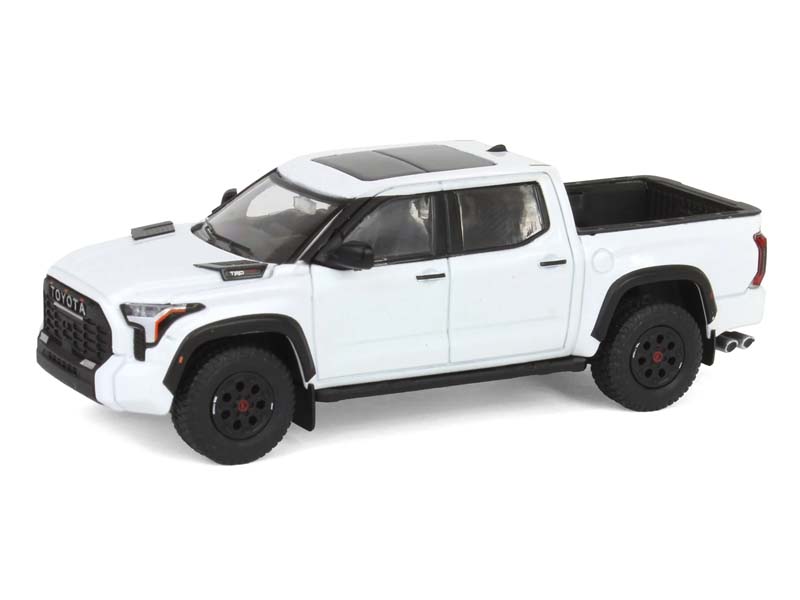 2024 Toyota Tundra TRD Pro White (LP Diecast x Diecast Talk) Diecast 1:64 Scale Model - GCD DTG022WH