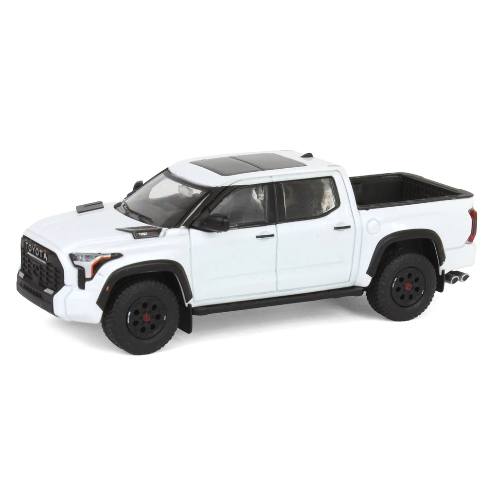 2024 Toyota Tundra TRD Pro White (LP Diecast x Diecast Talk) Diecast 1:64 Scale Model - GCD DTG022WH