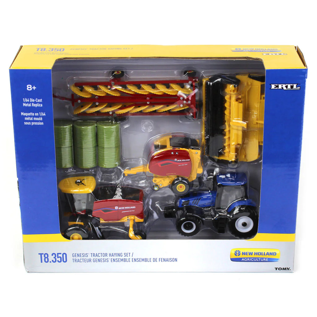 New Holland Haying Set Diecast 1:64 Scale Model - ERTL ERT13993