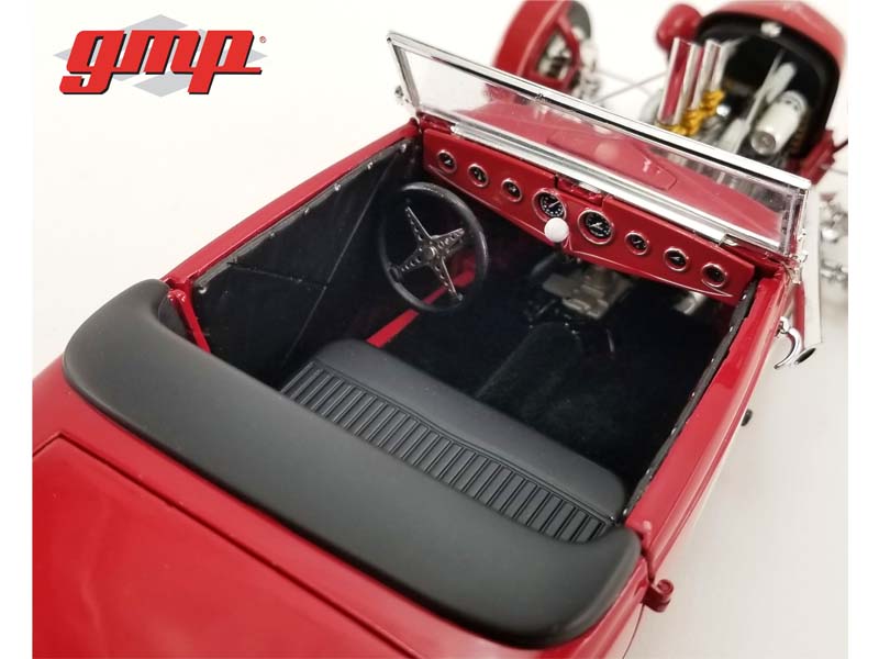 1934 Hot Rod Roadster - Indian Motorcycle 'Since 1901' Diecast 1:18 Scale Model - GMP18958