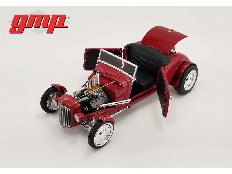 1934 Hot Rod Roadster - Indian Motorcycle 'Since 1901' Diecast 1:18 Scale Model - GMP18958