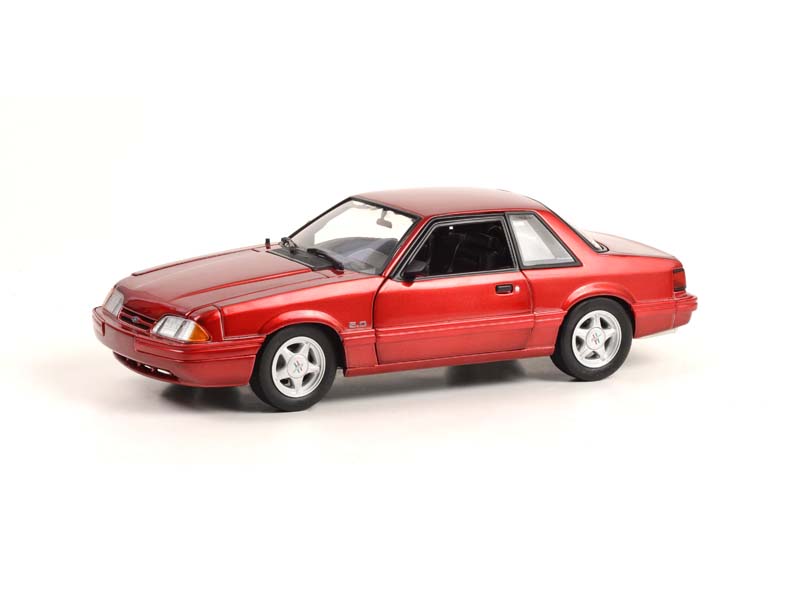 1993 Ford Mustang LX 5.0 - Electric Red w/ Black Interior Diecast 1:18 Scale Model - GMP 19003