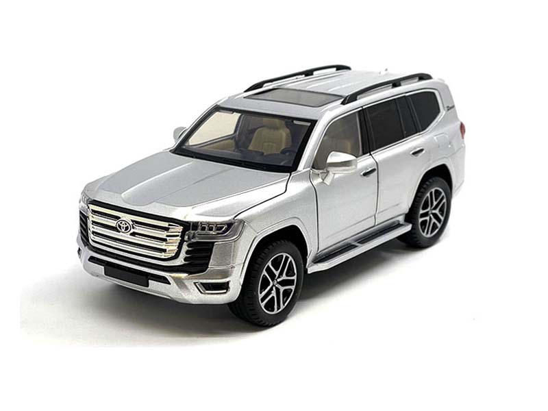 2023 Toyota Land Cruiser – Silver (MiJo Exclusives) Diecast 1:24 Scale Model - H08222SIL