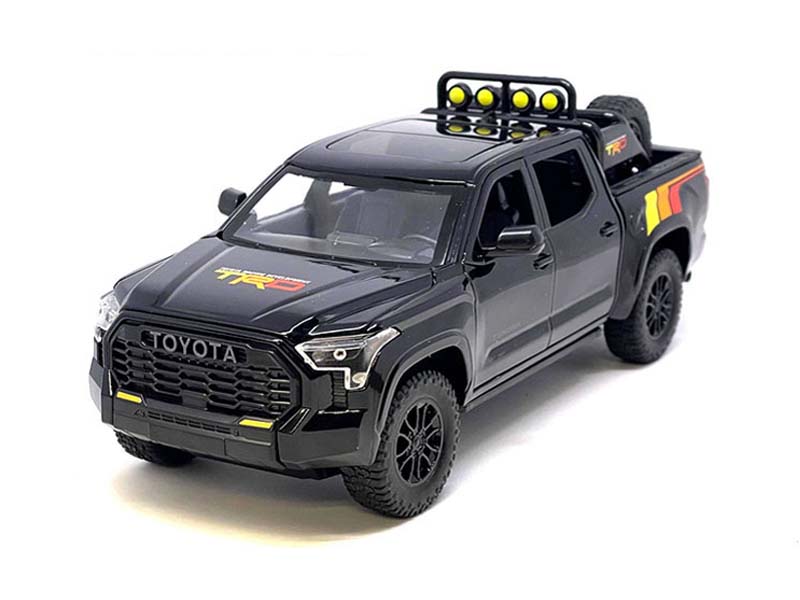 2023 Toyota Tundra TRD Off-Road Custom – Black Diecast 1:24 Scale Model - MiJo H08555-MJS04
