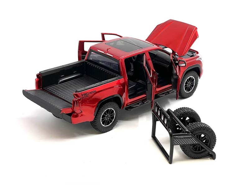 2023 Toyota Tundra – Metallic Red (MiJo Exclusives) Diecast 1:24 Scale Model - H08555R-MRD