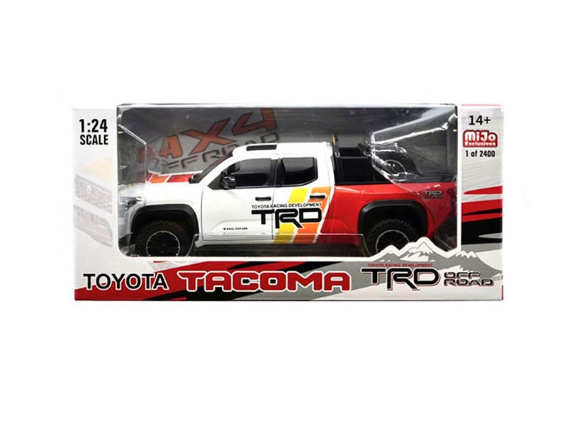 2024 Toyota Tacoma TRD Off-Road Custom Diecast 1:24 Scale Model - MiJo H08778-MJS01