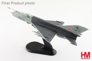 Mikoyan-Gurevich MIG-21MF Polish Air Force 9111, 3 ELT Poznan-Kresiny Poland 2002 Diecast 1:72 Scale Model - Hobby Master HA0115