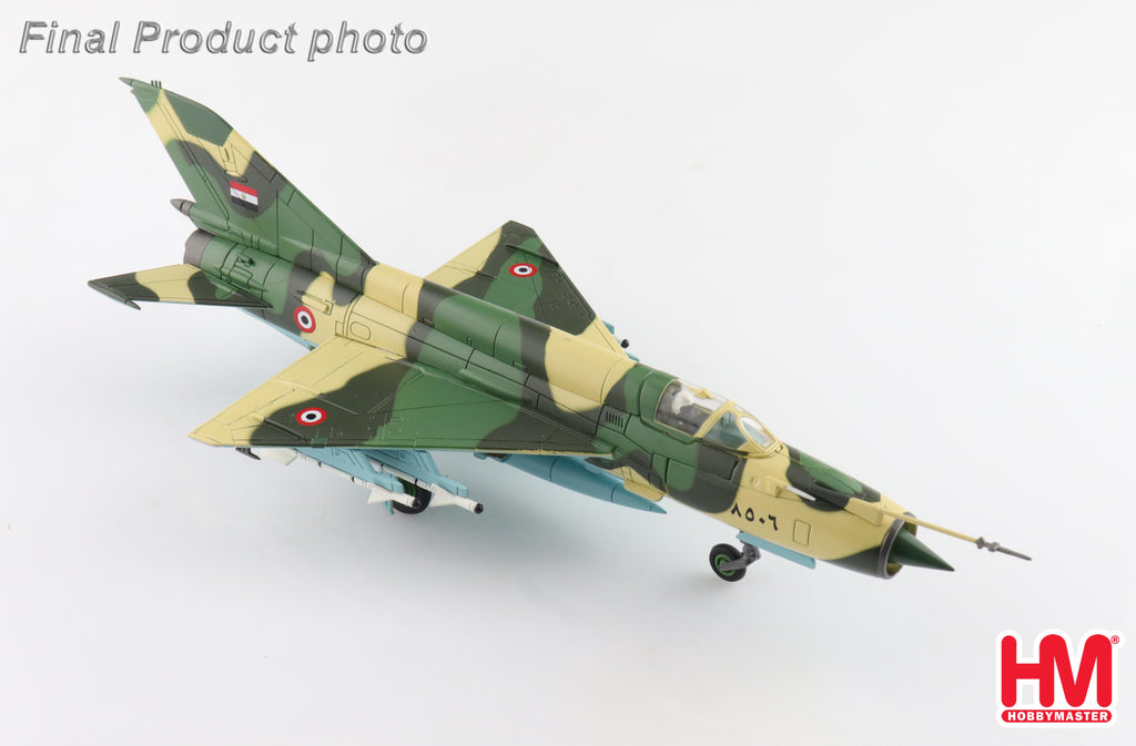 Mikoyan-Gurevich MIG-21MF - Nile Valley (late scheme) Egyptian Air Force 1970s Diecast 1:72 Scale Model - Hobby Master HA0178