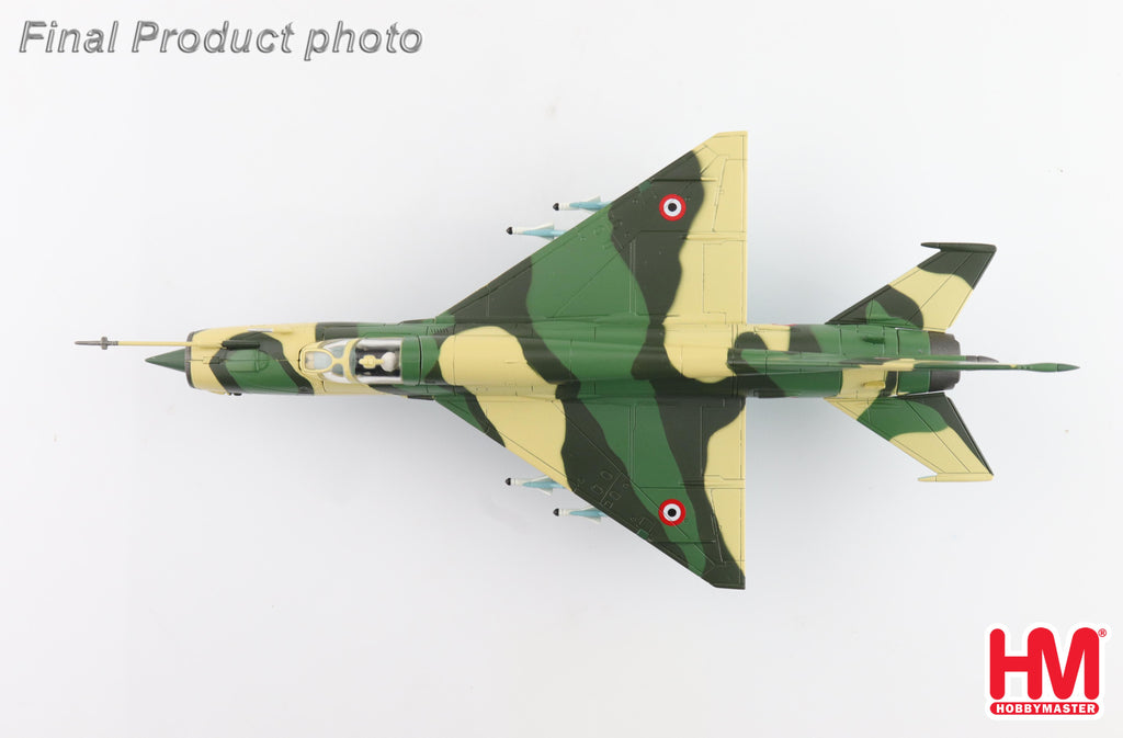 Mikoyan-Gurevich MIG-21MF - Nile Valley (late scheme) Egyptian Air Force 1970s Diecast 1:72 Scale Model - Hobby Master HA0178