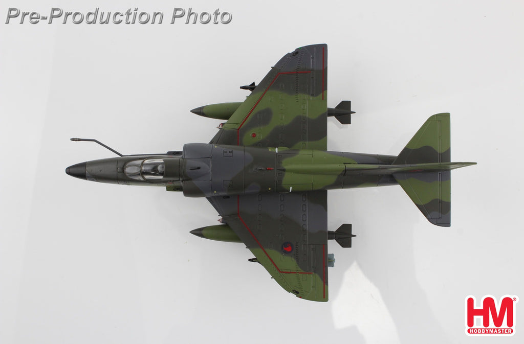 McDonnell-Douglas A-4K Lizard Scheme NZ6201, 2 Squadron - RNZAF New Zealand 1987 Diecast 1:72 Scale Model - Hobby Master HA1440