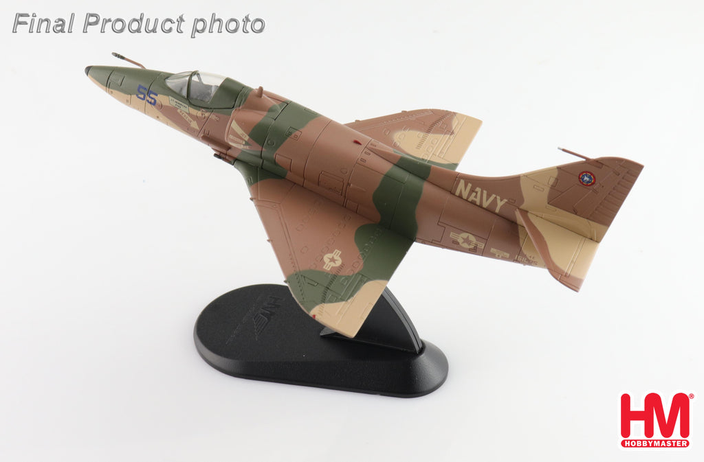 McDonnell Douglas A-4E Skyhawk (Aggressor) 151095, US Navy, 1985/86 Diecast 1:72 Scale Model - Hobby Master HA1441