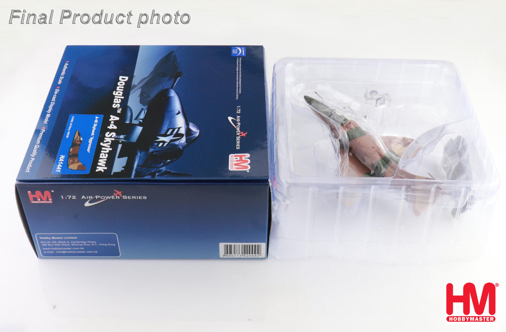McDonnell Douglas A-4E Skyhawk (Aggressor) 151095, US Navy, 1985/86 Diecast 1:72 Scale Model - Hobby Master HA1441