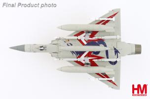 Dassault Aviation Mirage 2000-5 20th Anniversary of Mirage 2000 ROCAF (w/ 2x Magic, 4 x Mica missiles, 2 x 1700L fuel tanks, 1 x center fuel tank) Diecast 1:72 Scale Model - Hobby Master HA1621B
