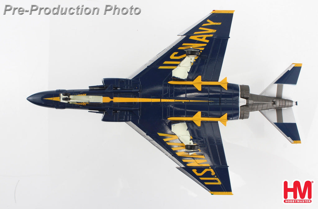 McDonnell-Douglas F-4J Blue Angels Cdr. Harley Hall & AMHI Guy Giuffrai - US Navy 1970 to 1971 Diecast 1:72 Scale Model - Hobby Master HA19059