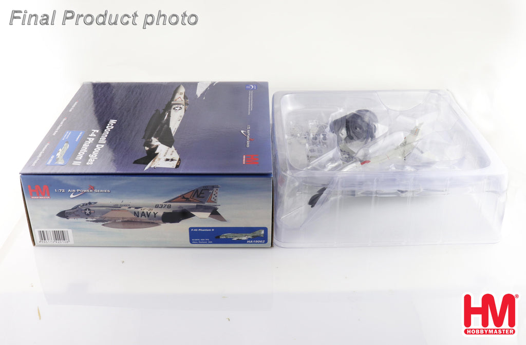 McDonnell Douglas F-4C Phantom II 64-0676, 45th TFS, Ubon, Thailand, 1965 Diecast 1:72 Scale Model - Hobby Master HA19062