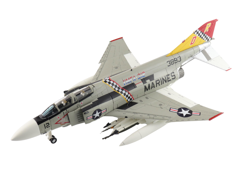McDonnell Douglas F-4J Phantom II 153893 VMFA-31 US Marines 1976 Diecast 1:72 Scale Model - Hobby Master HA19067