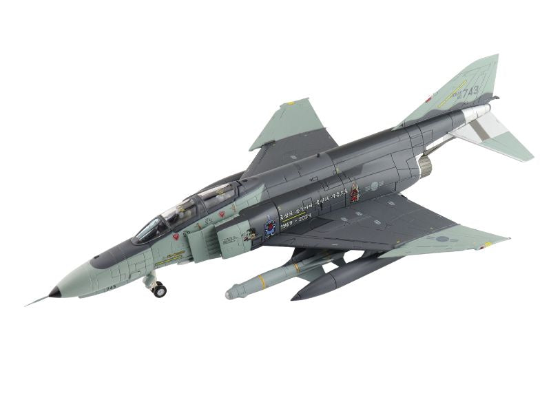 McDonnell Douglas F-4E ROKAF Farewell Phantom 80-743 ROKAF 9th May 2024 Diecast 1:72 Scale Model - Hobby Master HA19074