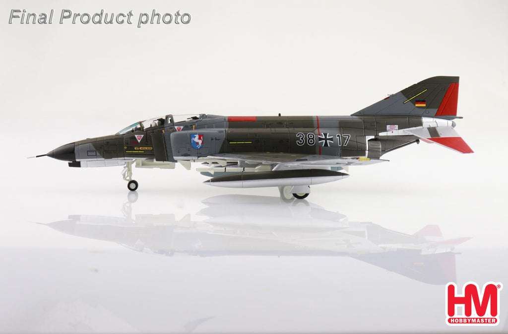 McDonnell Douglas F-4F Phantom II 38+17 JaboG (Westfalen) 1981 Diecast 1:72 Scale Model - Hobby Master HA19098