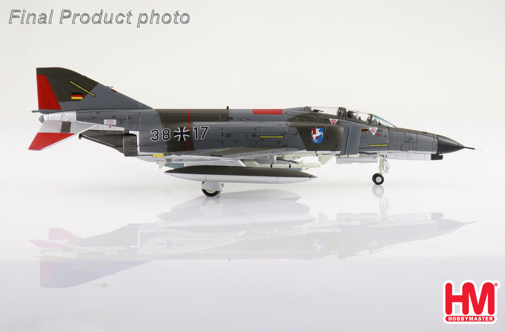 McDonnell Douglas F-4F Phantom II 38+17 JaboG (Westfalen) 1981 Diecast 1:72 Scale Model - Hobby Master HA19098