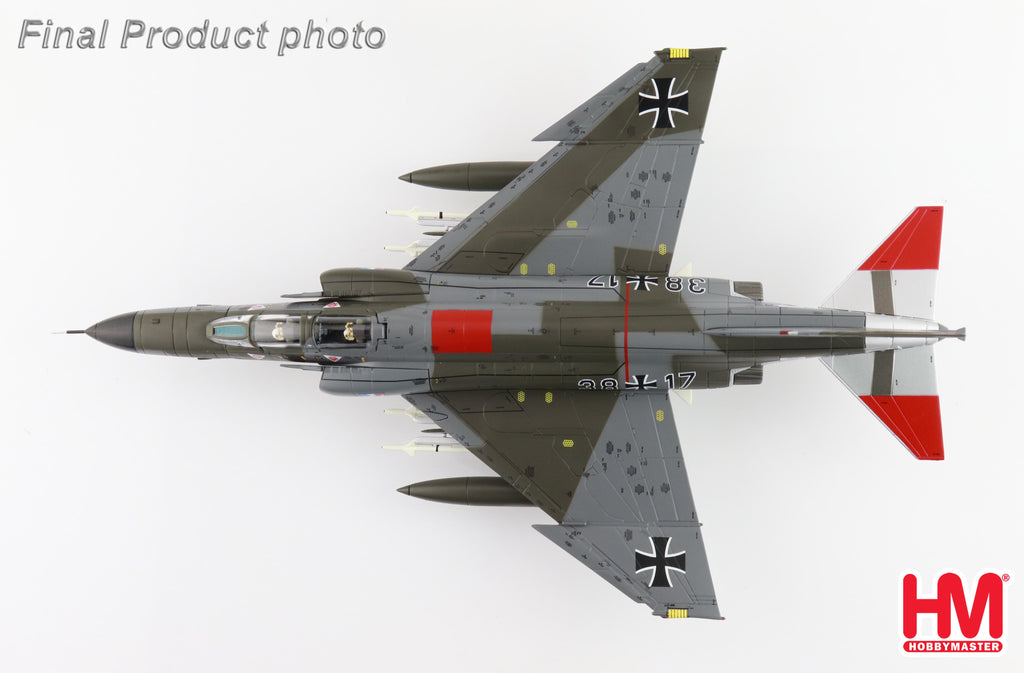 McDonnell Douglas F-4F Phantom II 38+17 JaboG (Westfalen) 1981 Diecast 1:72 Scale Model - Hobby Master HA19098