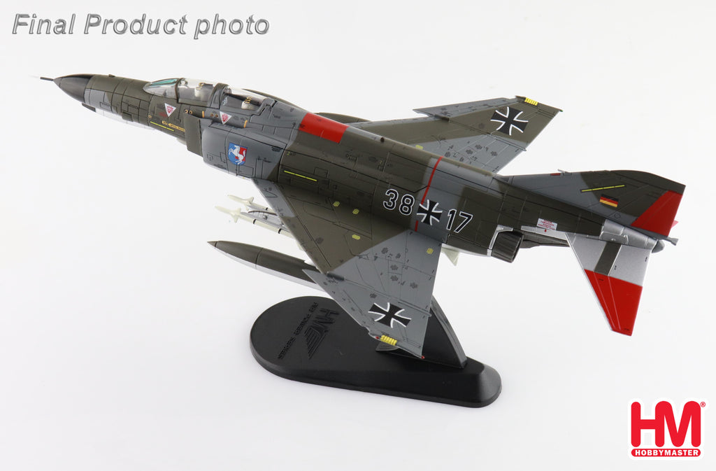 McDonnell Douglas F-4F Phantom II 38+17 JaboG (Westfalen) 1981 Diecast 1:72 Scale Model - Hobby Master HA19098