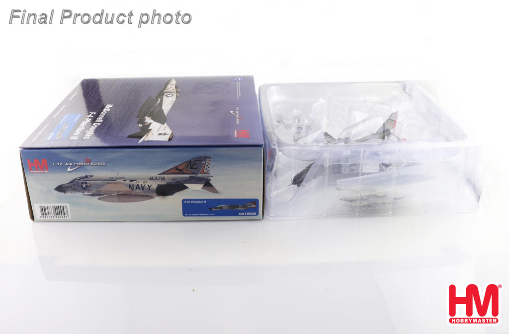 McDonnell Douglas F-4F Phantom II 38+17 JaboG (Westfalen) 1981 Diecast 1:72 Scale Model - Hobby Master HA19098