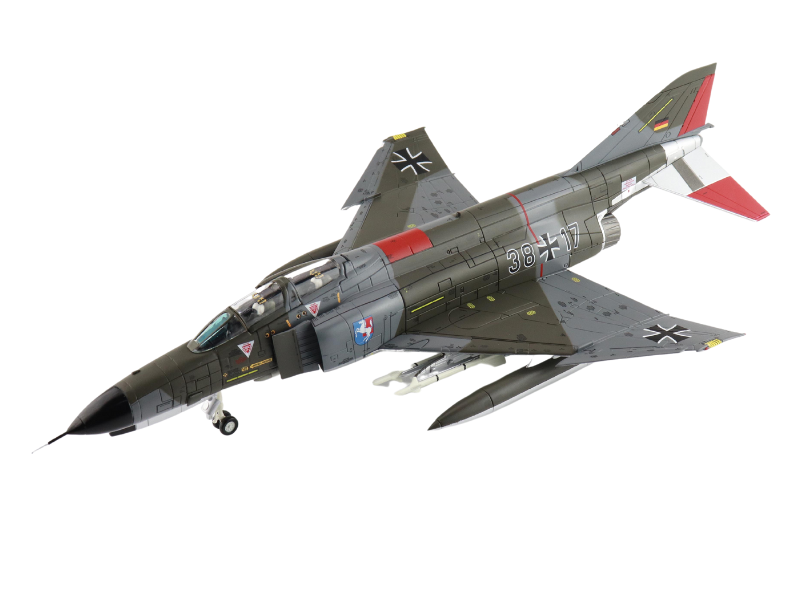 McDonnell Douglas F-4F Phantom II 38+17 JaboG (Westfalen) 1981 Diecast 1:72 Scale Model - Hobby Master HA19098