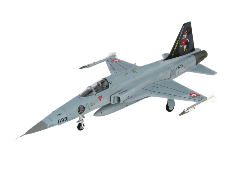 Northrop F-5E Tiger II J-3033, Staffel 6, 2017 Diecast 1:72 Scale Model - Hobby Master HA3329B