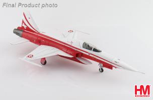 Northrop F-5E - Patrouille Suisse 2025 (w/ decals for pilot names & plane numbers) Diecast 1:72 Scale Model - Hobby Master HA3379