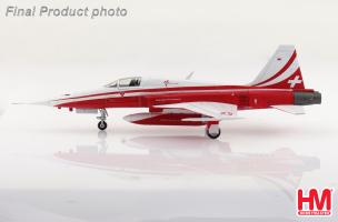 Northrop F-5E - Patrouille Suisse 2025 (w/ decals for pilot names & plane numbers) Diecast 1:72 Scale Model - Hobby Master HA3379