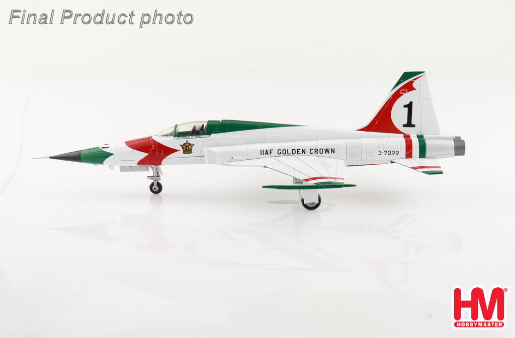 Northrop F-5E (IIAF Golden Crown) 3-7099, IIAF 1970s Diecast 1:72 Scale Model - Hobby Master HA3397
