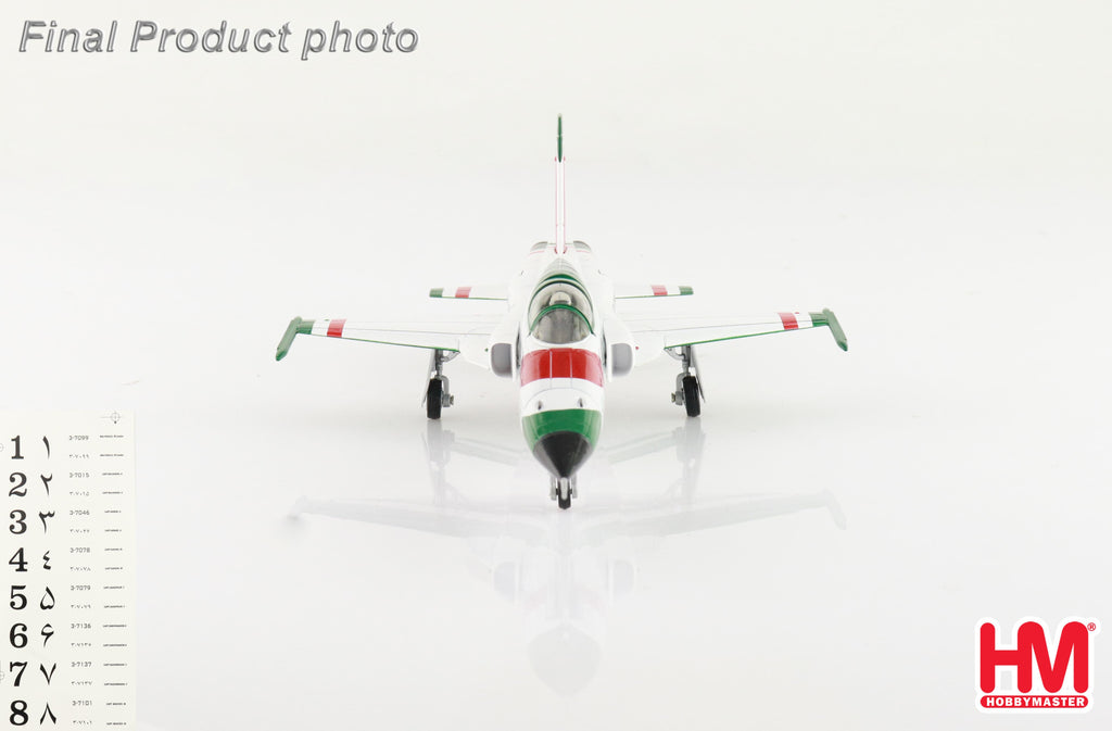 Northrop F-5E (IIAF Golden Crown 3-7099, IIAF 1970s (w/ decals for No1. to No.8 planes) Diecast 1:72 Scale Model - Hobby Master HA3397B